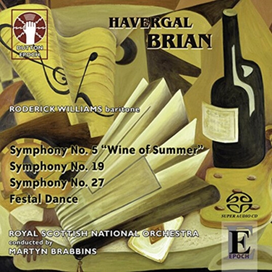 Havergal Brian Symphony No 5 Wine Of Sum CD Havergal Brian Symphony No 5 Wine Of Sum CD