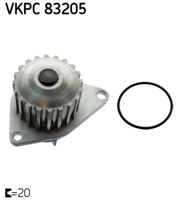 SKF VKPC 83205 Vannpumpe