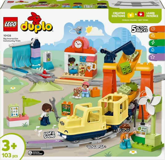 LEGO DUPLO Town 10428 Stort interaktivt lokaltog