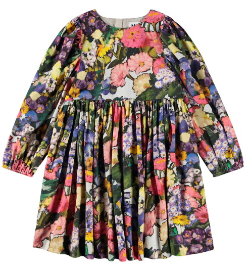 Molo Kjole Cocos Floral Inntrykk 9 10 år 134 140 Kjole Flerfarget