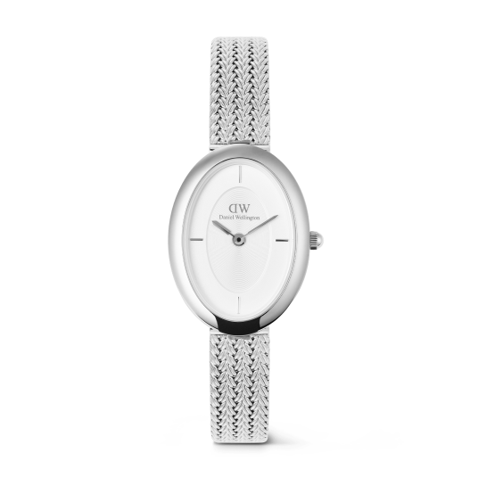 Daniel Wellington DW Watch Juliette Braided Mesh White Sunray Silver 20x26mm Daniel Wellington DW Watch Juliette Braided Mesh White Sunray Silver 20x26mm