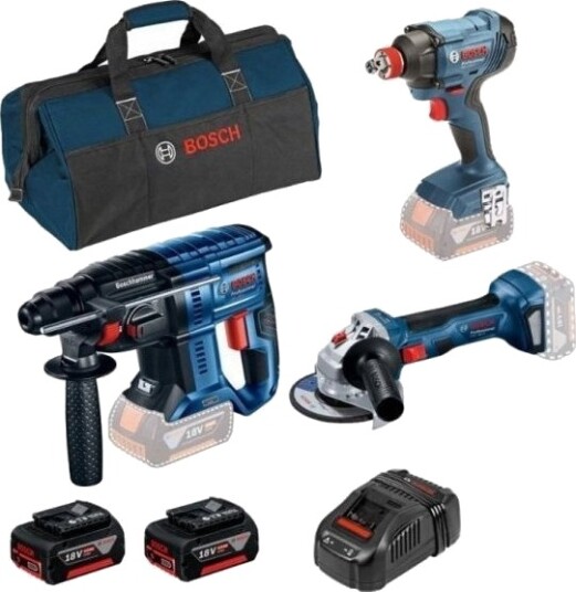 Bosch Elektroverktøysett GBH180 + GWS180 + GDX180