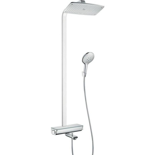 Hansgrohe Raindance Select E360 1jet 360x190 mm, med kartut, Krom