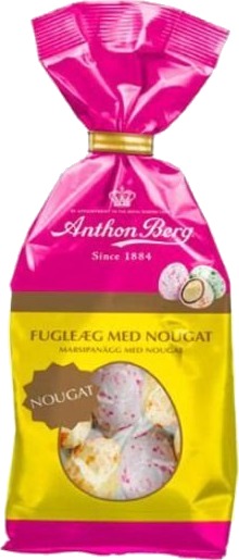 Anthon Berg Marsipan Fugleegg med Nougat 124 gram Anthon Berg Marsipan Fugleegg med Nougat 124 gram
