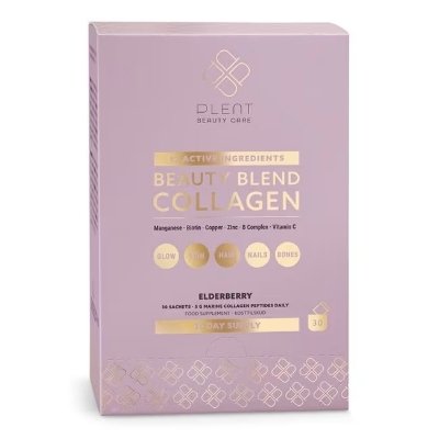 Plent Beauty Collagen Blend Gold line Svarthyll 30 poser Plent Beauty Collagen Blend Gold line Svarthyll 30 poser