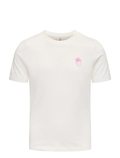 Kids Only Kogbolette Life S/S Top Jrs White 158 164 Kids Only Kogbolette Life S/S Top Jrs White 158 164
