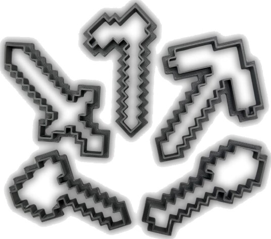 MineCraft verktøy for kakeutstikkere MineCraft verktøy for kakeutstikkere