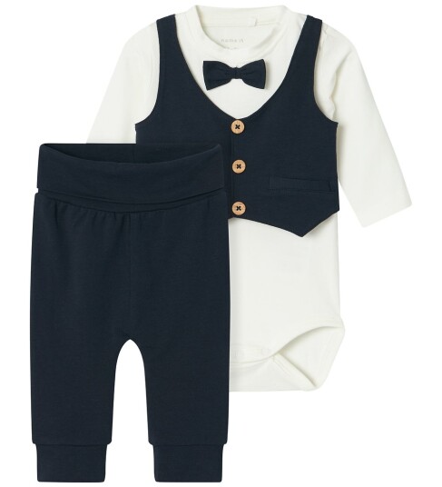 name it Nbmadam Ls Body Set Noos Navy 86