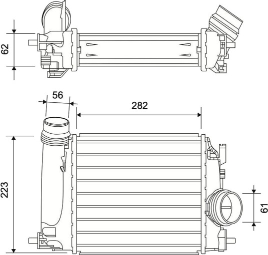 Intercooler VALEO 822941