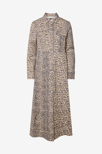 pieces - Maxikjole pcFia LS Long Denim Dress - Svart