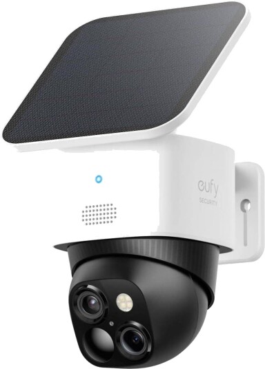 Eufy SoloCam S340 Trådløst 3K Overvåkingskamera med Solpanel - Værbestandig og Panorering Eufy SoloCam S340 Trådløst 3K Overvåkingskamera med Solpanel - Værbestandig og Panorering