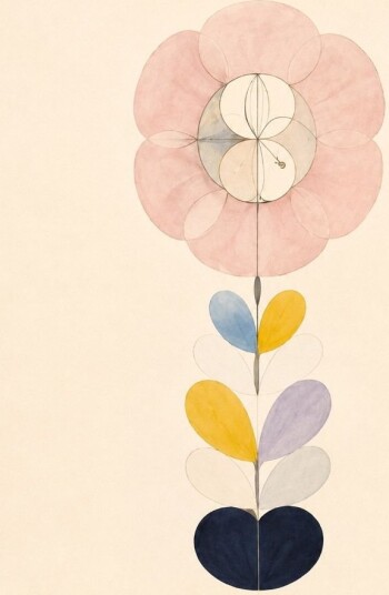 Plakat Abstrakt Blomsterkunst