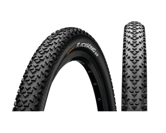 Continental Race King Shieldwall Folding Tire (55-559) Black/Black, Puregrip, Psi Max:4,0 (Bar), Shieldwall System, Weight:660 G
