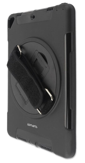 4smarts iPad 10.2" (2021 / 2020 / 2019) 4smarts Rugged Nettbrett Case GRIP Deksel - Svart