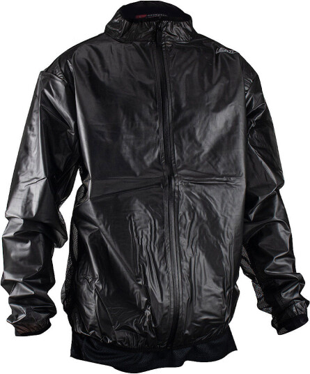 Leatt Race Cover Smoke Motocross regnjakke 2XL Svart
