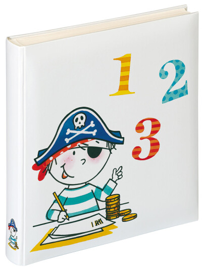 Walther Barnealbum Pirat Skole - 28x30,5 Cm (50 Hvite Sider / 25 Ark)