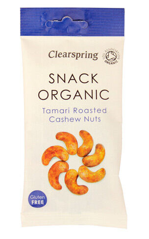 Clearspring Tamariristede Cashewnøtter 30gram