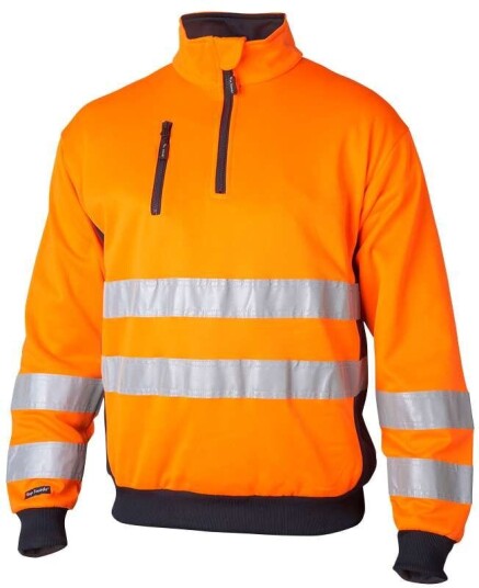 Top Swede Sweatshirt Varsel 136 Klass 3 Orange/marin L