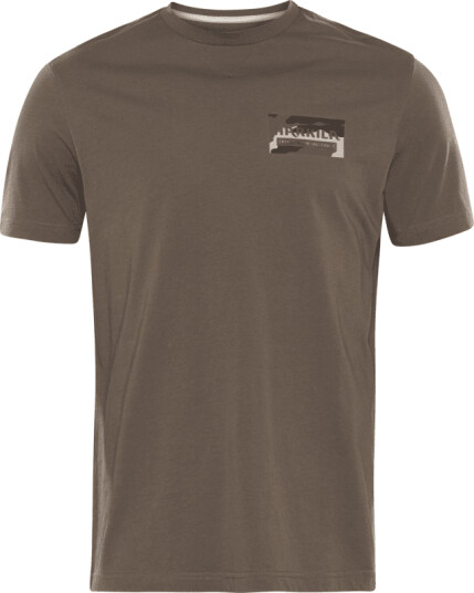Härkila Men's Core T-Shirt M , Brown Granite