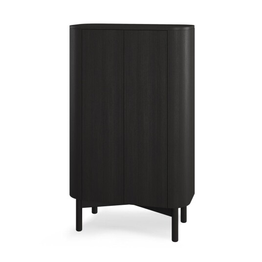 Northern Loud tall skap 143 cm Black painted oak Northern Loud tall skap 143 cm Black painted oak