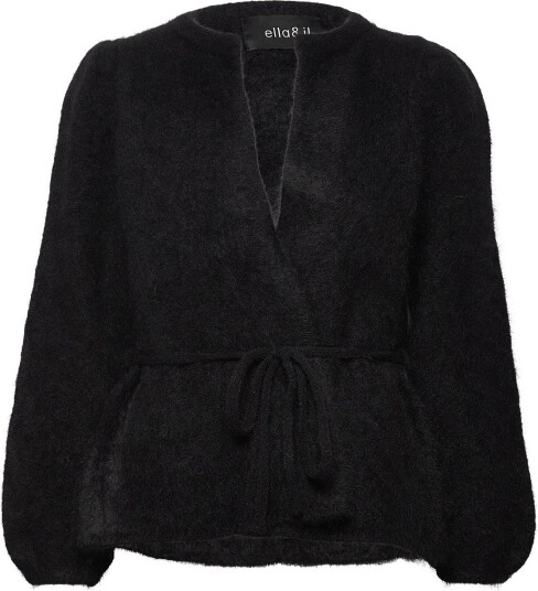 ella&il Fredrikke Chunky Cardigan BLACK XL