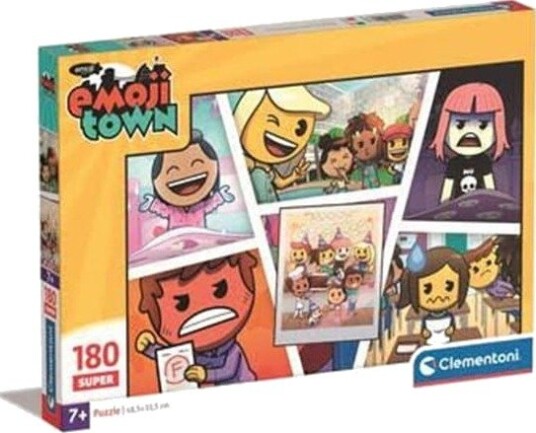 Clementoni Puzzle Emoji town 180 pieces 2D Puslespill