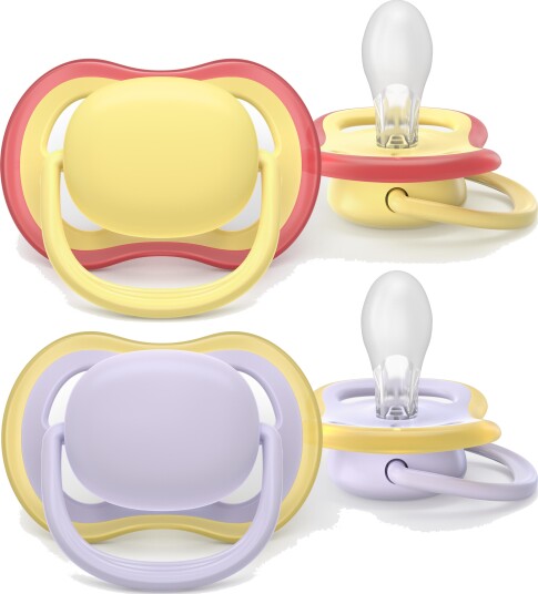 Philips Avent Ultra Air Smokk 0 6 mnd Lys lilla/Lys gul 2 stk Philips Avent Ultra Air Smokk 0 6 mnd Lys lilla/Lys gul 2 stk
