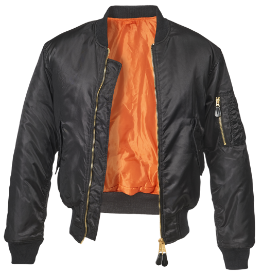 Brandit MA1 Bomber Jakke Svart