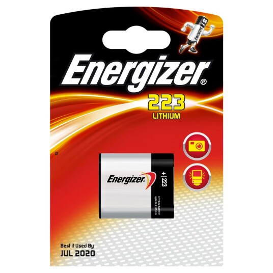 Energizer Fotobatteri 223 Lithium 6V 1500mAh for Kamera