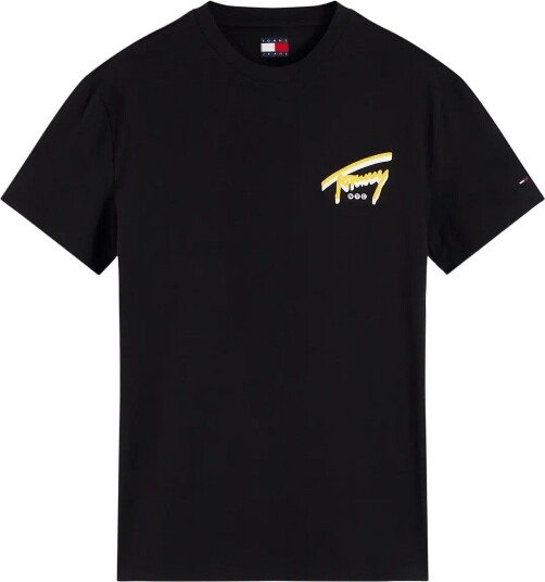 Tommy Jeans Tjm Reg Sign Backprint Tee Ext Black XS