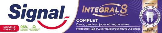 SIGNAL Integral 8 Complete Prebiotic Effect Tannpasta 75 ml.  prebiotisk munnpleie i balanse