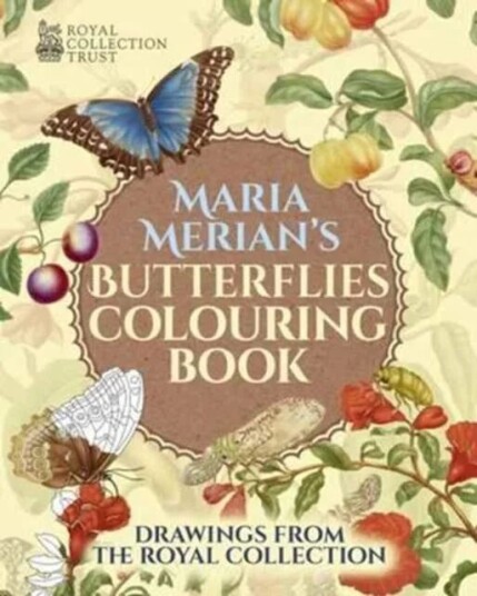 Butterflies Colouring Book Av Merian Maria