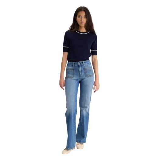 Ines de la Fressange Paris Dame Jeans Blå W30, Ines de la Fressange Paris Dame Jeans Blå W30,