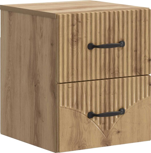  Vegghengt Nattbord Artisan eik 34,5 x 33 x 40 cm Konstruert tre
