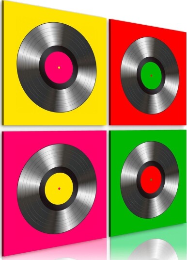 Tavle Vinyler: Popkonst 60X60 Artgeist sp. z o. o.