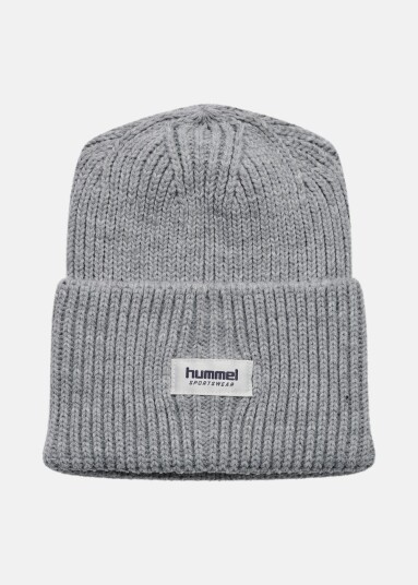 Hummel hmlJR HEAVY RIB KNIT BEANIE GREY MELANGE OS CHILD pannebånd Hummel hmlJR HEAVY RIB KNIT BEANIE GREY MELANGE OS CHILD pannebånd