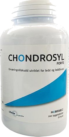 Chondrosyl Forte fôrtilskudd til hund 200 stk Chondrosyl Forte fôrtilskudd til hund 200 stk