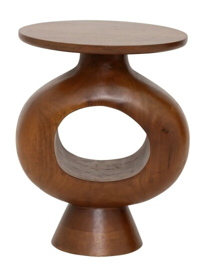 Urban Nature Culture Urban Nature Culture Side Table Farren Brown Ø 30 CM Urban Nature Culture Urban Nature Culture Side Table Farren Brown Ø 30 CM