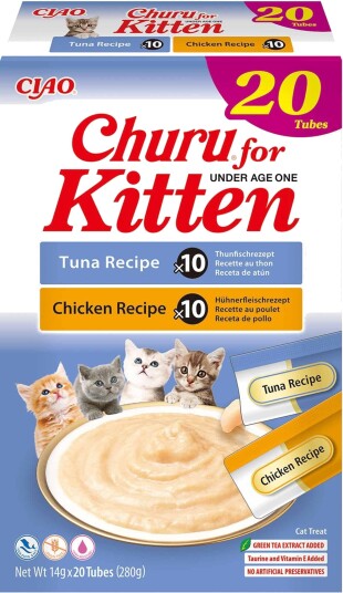 Churu Kitten 20 pcs Under Age 1 Chicken