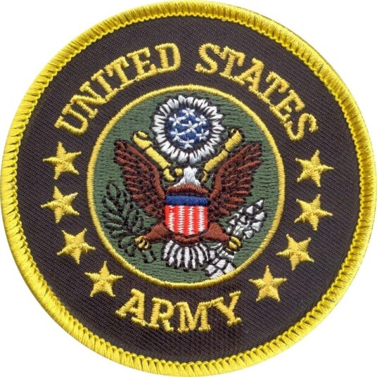 Rothco Patch US Army Svart