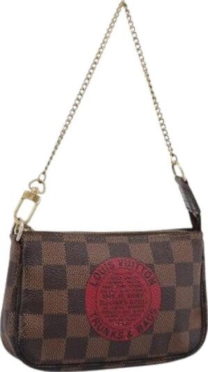 Louis Vuitton Vintage Dame Pre owned Brun ONE SIZE, Louis Vuitton Vintage Dame Pre owned Brun ONE SIZE,