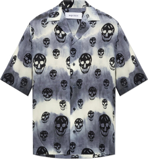 Alexander McQueen Herre Skjorter Grå L, Alexander McQueen Herre Skjorter Grå L,