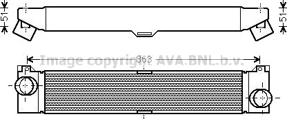 Intercooler PRASCO FTA4360