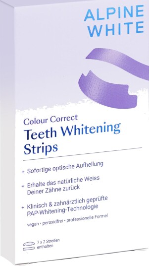 ALPINE WHITE Purple Whitening Strips 14 stk