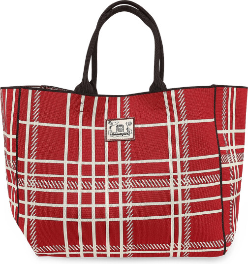 Becksöndergaard Grid Josie Bag Red 42X 35CM Becksöndergaard Grid Josie Bag Red 42X 35CM
