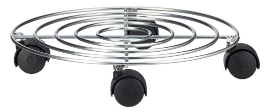 Plantevogn i Metall med Hjul - 30 cm