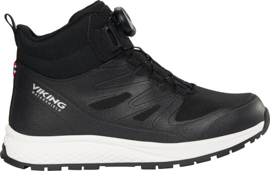 Viking Footwear Junior Equip Mid Waterproof Boa Black 32 Viking Footwear Junior Equip Mid Waterproof Boa Black 32
