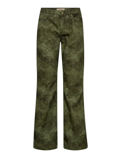 MOS MOSH Mmmarlena Print Pant - Green - 29 Regular