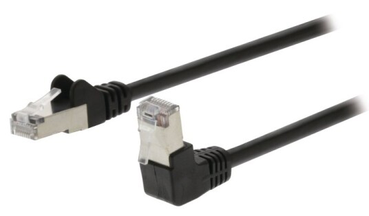 Valueline CAT5e SF/UTP Nettverkskabelen RJ45 (8P8C) Han - RJ45 (8P8C) Han 5.00 m Sort