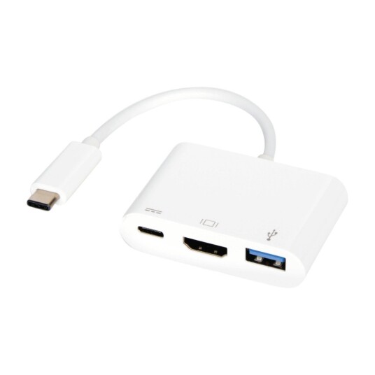 Qnect adapter USB-C - USB + HDMI + lader QN301032